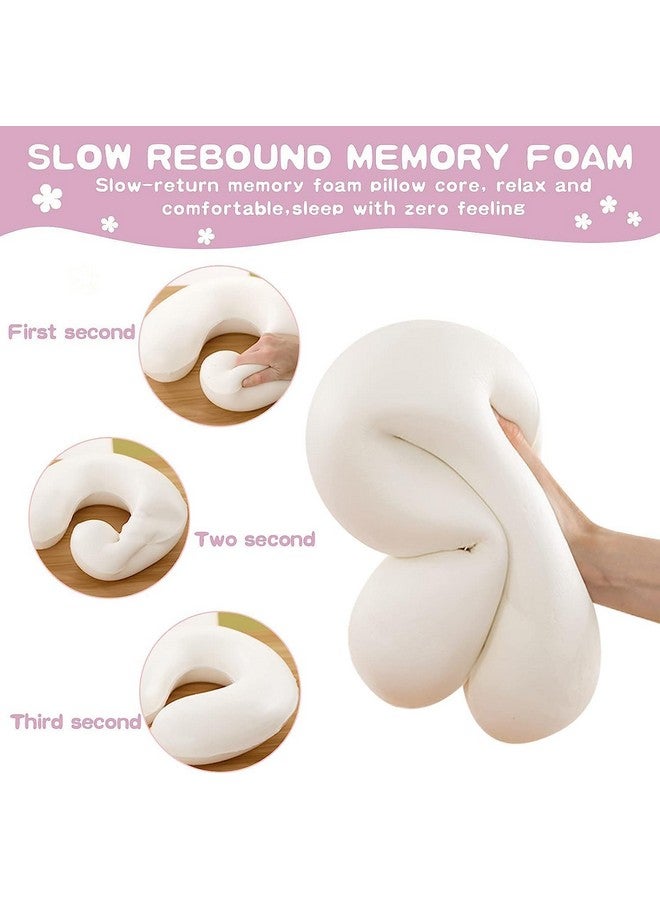 araami - Your Comfort Partner Cute Cartoon Printed Neck Pillow for Travel Orthopedic Neck Pain Relief Memory Foam Neck Support Pillow for Airplanes, Cars- Portable& Skin-Friendly U-Shaped Neck Pillow for Girls, Kids (Pink CARTOON) - Image 4