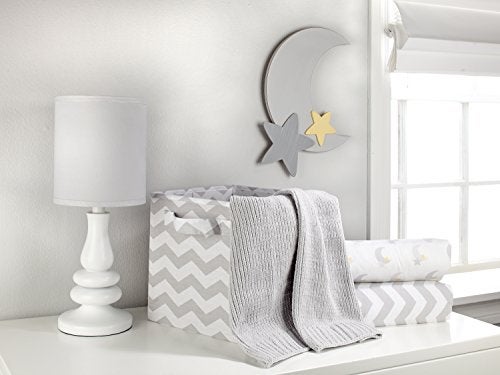 NoJo Little Love by NoJo Separates Collection - 16” Weathered Grey Star and Moon Shaped Wall Art, Nursery, Bedroom or Playroom Décor - Image 2