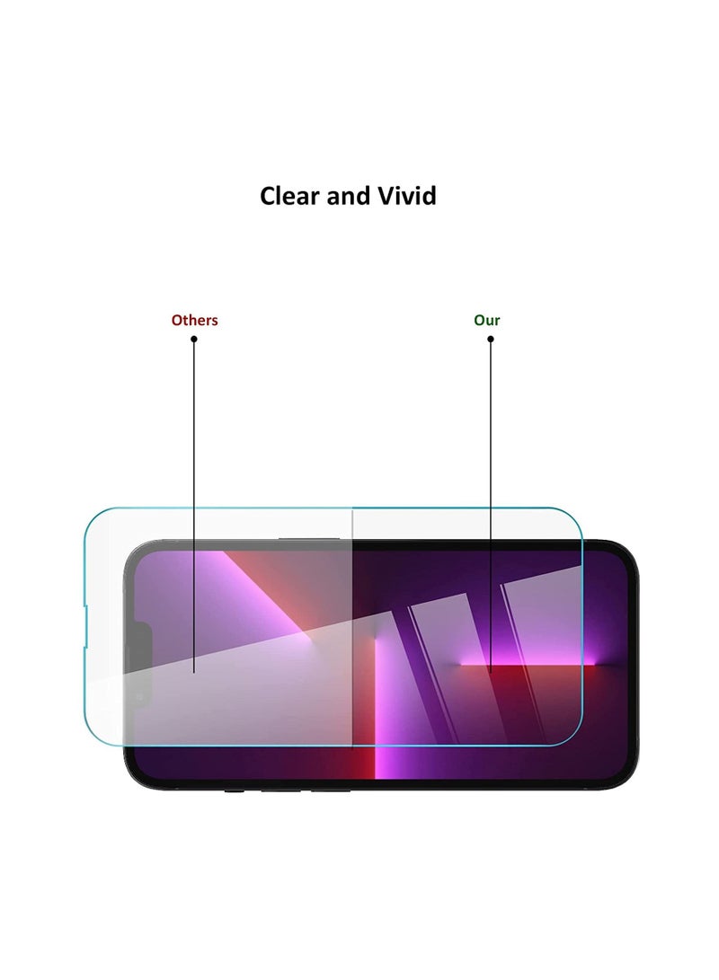 Tempered Glass Screen Protector for Apple iPhone 13 Pro Max Clear