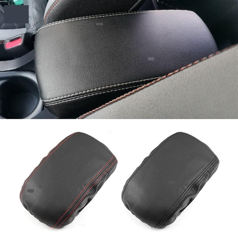 QASULER Microfiber Leather Center Console Lid Cover for Toyota Corolla - Image 4