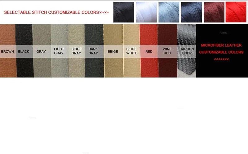 QASULER Microfiber Leather Center Console Lid Cover for Toyota Corolla - Image 5