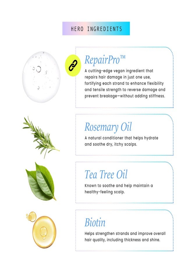 HASK Weightless Repair Hair Oil Mist & Strength & Length Boosting Scalp and Hair Serum - Repairs Damage, Adds Shine & Moisture, Strengthens, Prevents Breakage, Sulfate-Free, Cruelty-Free - Image 5