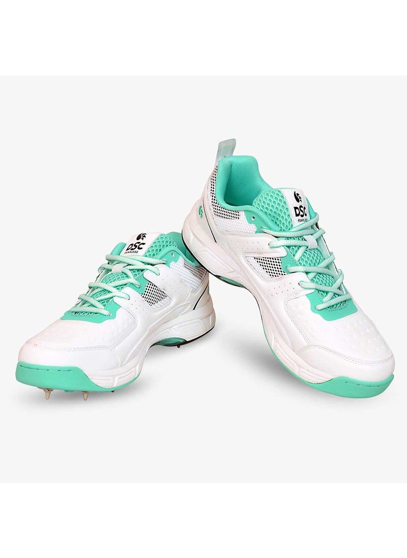 DSC - Surge 2.0 Cricket Shoes | White | Multifunction with Metal Spikes | For Boys and Men - Image 1
