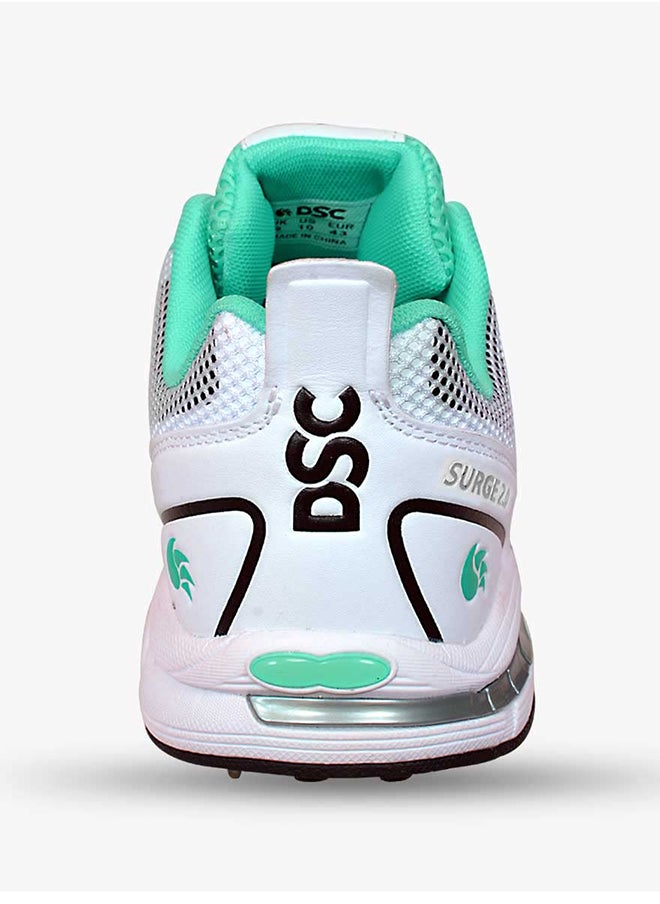 DSC - Surge 2.0 Cricket Shoes | White | Multifunction with Metal Spikes | For Boys and Men - Image 1
