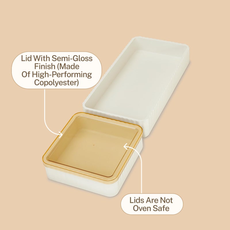 Cravings by Chrissy Teigen Nonstick Bakeware Set with 2 Silicone Trays and 2 Lids, Silicone Baking Sheet Pan, Baking Pan Dividers, Safe to use and Easy to Clean, Oven safe up to 450 Â°F - Image 3