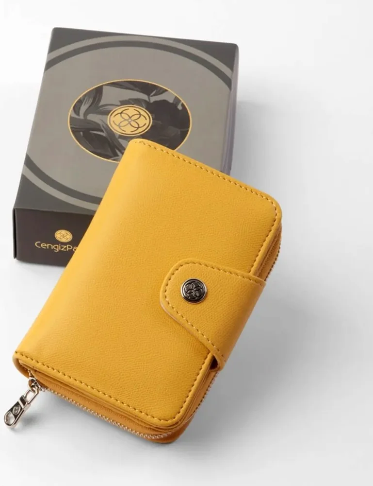 جنكيز باكيل Small Size Yellow Women's Wallet