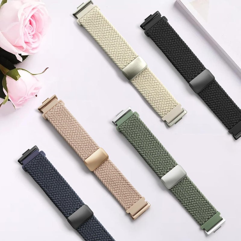 Compatible with Huawei Watch Fit 4 Pro/4/3 Nylon Strap for Women Men, Adjustable Soft Breathable Elastic Sport Strap for Huawei Watch Fit 4 Pro/4/3 - Image 5