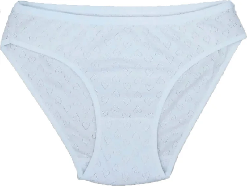 هيبسين راكيب All Rival 5-Piece Girls Jacquard Panties Mixed Color 100% Cotton