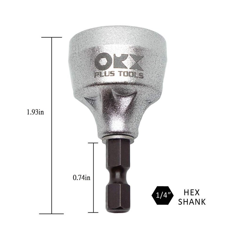 ORX Plus Tools 2PCS Deburring Chamfer Tool Set, Deburring External Drill Bit, Countersink Drill Bit for Fit 1/8"-3/4"(3mm-19mm) - Image 4