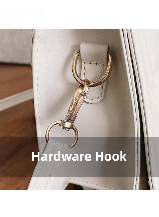 Women's Checkered Shoulder Bag, Ladies Large Capacity Crossbody Bag Sling Bag Side Bag Carry Bag, PU Leather Handbag Tote Bags Clutch Bag Satchel Bag Phone Bag Beach bag for Girls/College Students - Image 3