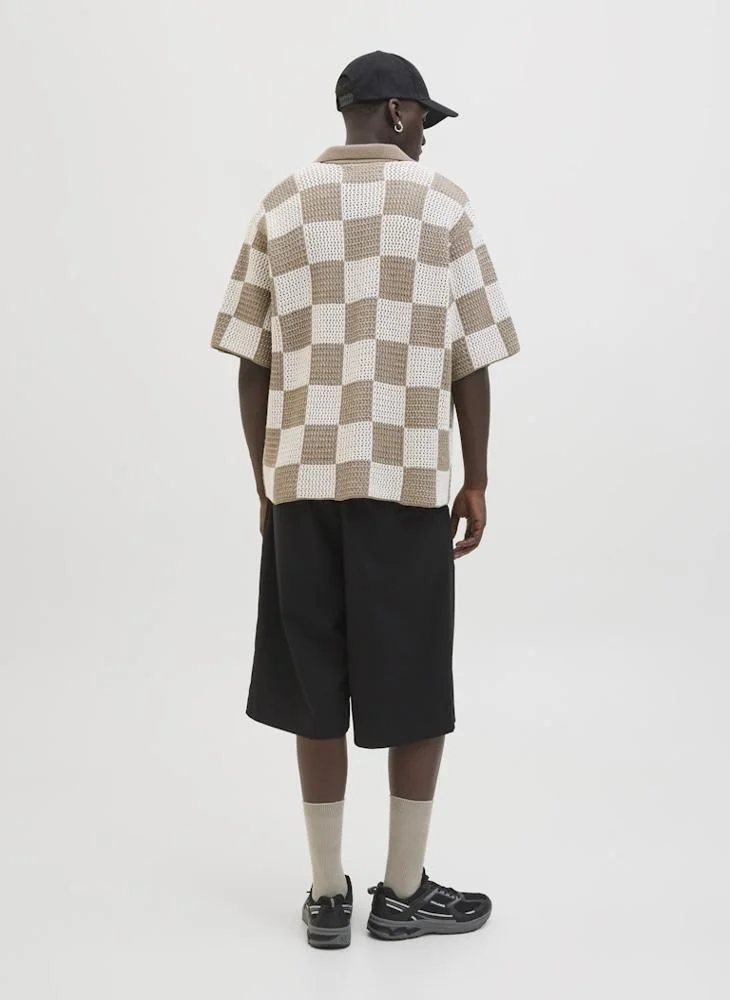 JACK & JONES Casual Crochet Regular Polo