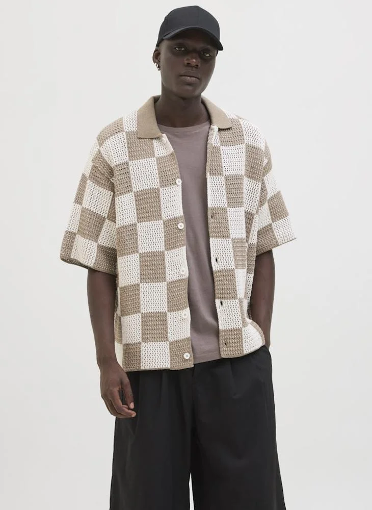 JACK & JONES Casual Crochet Regular Polo