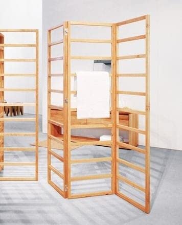 Freestanding Wooden Towel Rack Multiple Tier Sheesham Wood Towel Holder for Bathroom Industrial Towel Bar StandLadder with Storage Shelf for Bathroom Bedroom Laundry Room Kitchen B92 