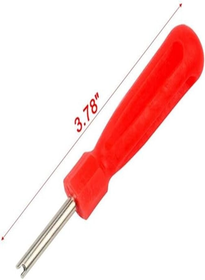 iplusmile Screwdriver Kit - Valve Repair Tool Screwdriver Set Plastic Handle Car Valve Core Removal Single Head Tire Repair Tools for Bike Electrocar (24pcs)  - Image 1
