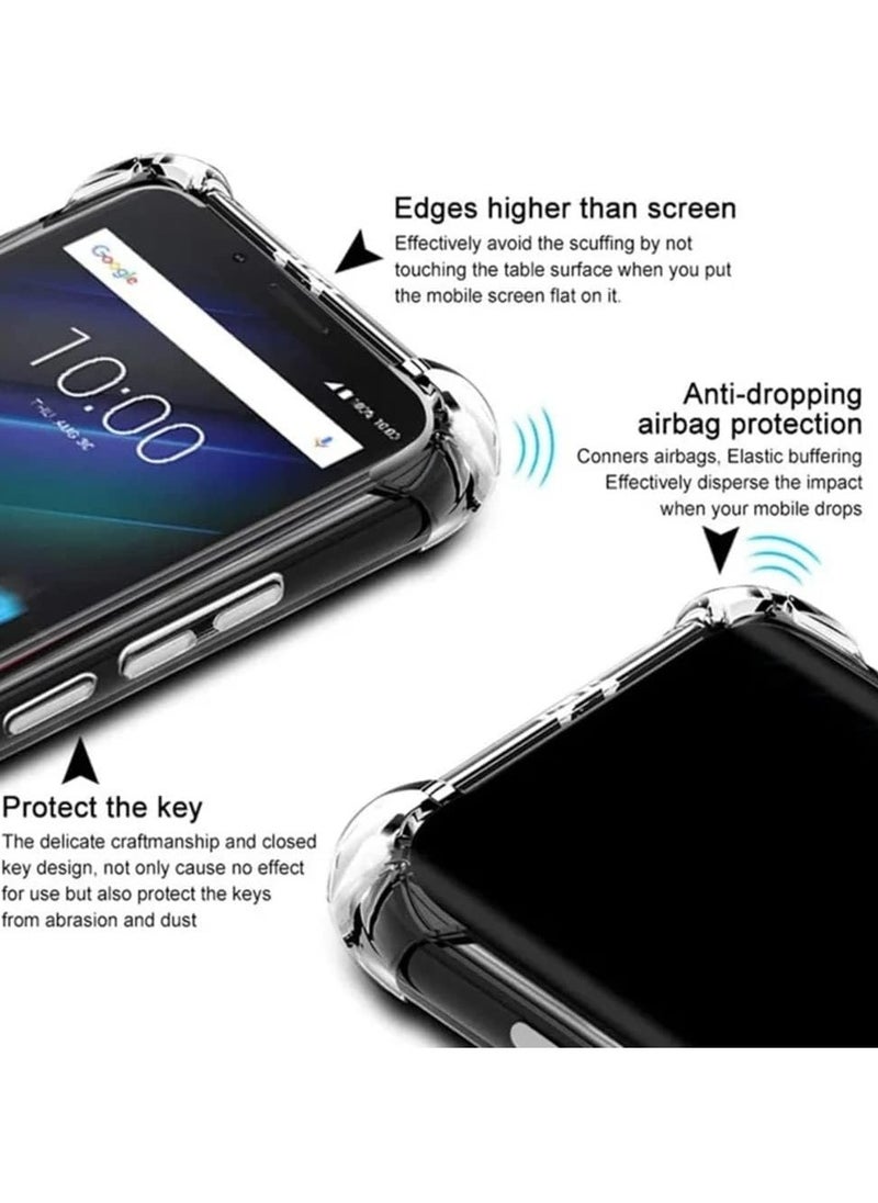 jiede - Samsung Galaxy A15 Clear Cover Case soft TPU Transparent Back Protective Case shock Absorbent Reinforced Corner Cover for Samsung Galaxy A15 Clear - Image 1