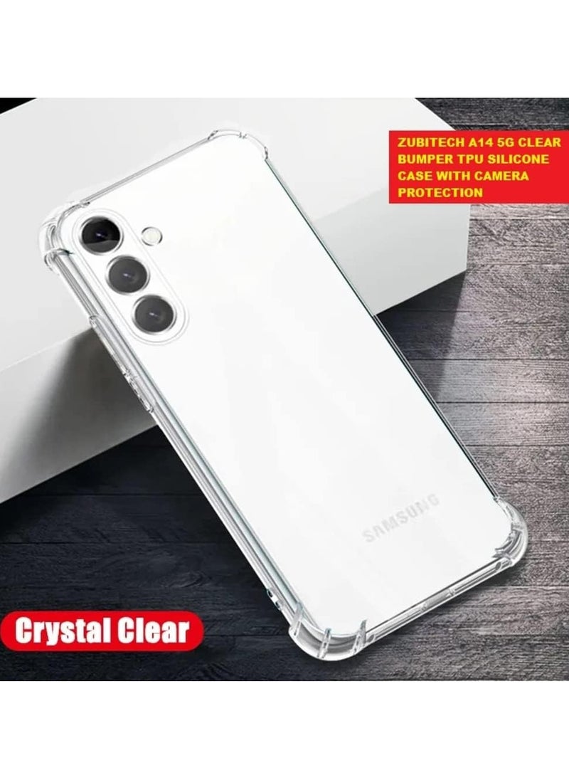 jiede - Samsung Galaxy A15 Clear Cover Case soft TPU Transparent Back Protective Case shock Absorbent Reinforced Corner Cover for Samsung Galaxy A15 Clear - Image 1