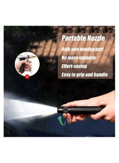 ULHYC Spray Nozzle, Garden Hose Nozzle Sprayer, High Pressure Metal Water Gun Sprinkler, 3 Adjustable Spray Patterns, for Car Washing, Garden Irrigation, and Pet Bathing  - Image 5