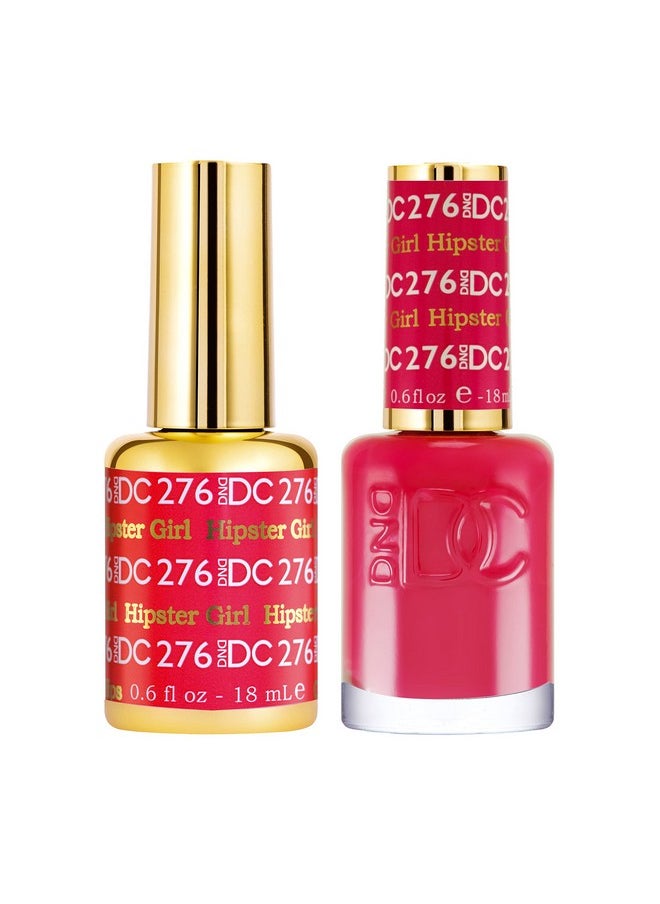 DAISY DND - Dnd Gel Polish Set 1 Each Of Pink Gel Polish And Pink Nail Polish 004 Pink Lemonade 0.5 Fl Oz (Hipster Girl) - Image 1