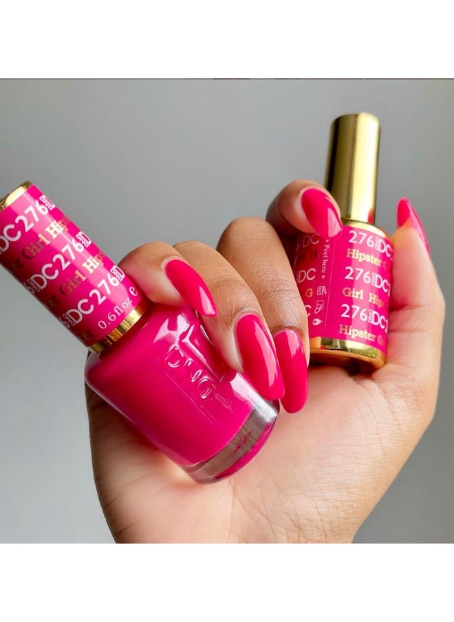 DAISY DND - Dnd Gel Polish Set 1 Each Of Pink Gel Polish And Pink Nail Polish 004 Pink Lemonade 0.5 Fl Oz (Hipster Girl) - Image 1