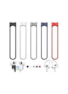 6 Pack Ultra Strong Magnetic Airpods Straps Anti Lost Cord for AirPods Accessories Silicone Sports Lanyard and Ear Hook 1 2 Pro 3rd Pair EarHook 5