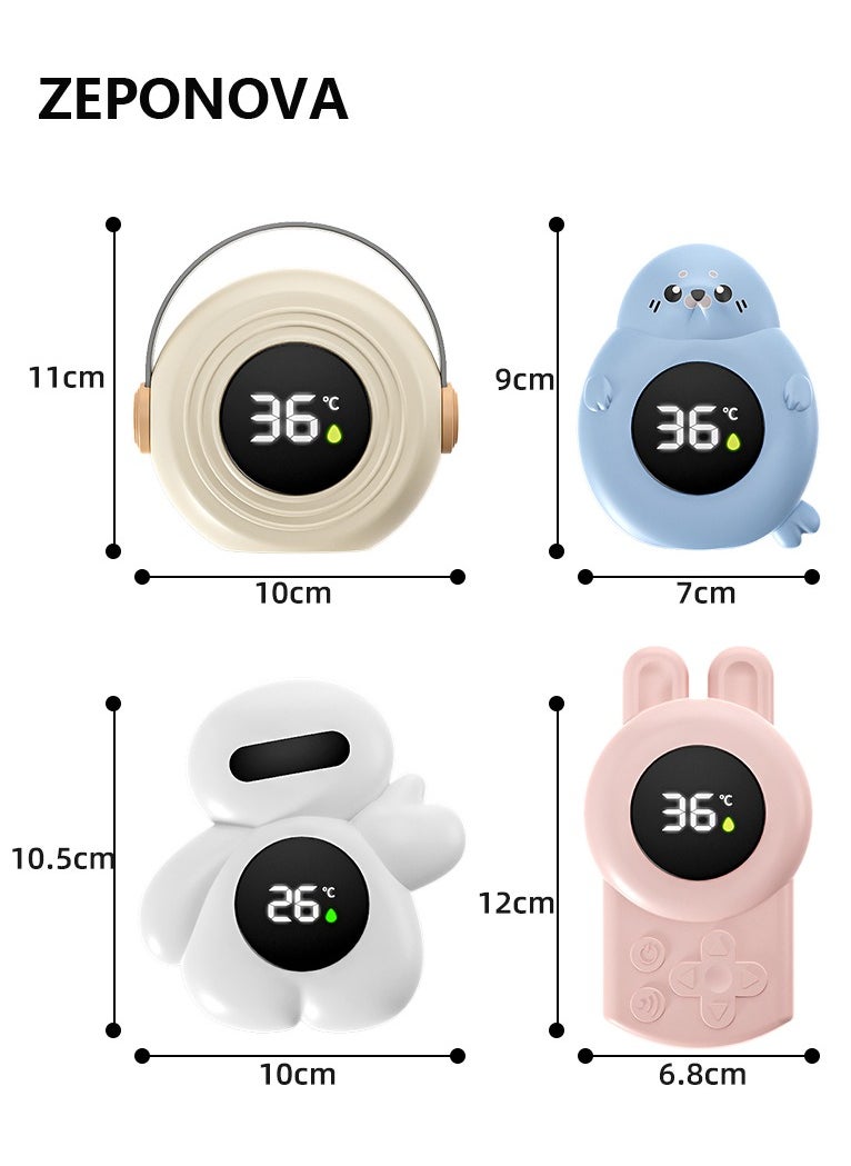 Bath Thermometer, Water Temperature Thermometer, IPX7 Waterproof Digital Bath Thermometer with LED Display, Bath Toy, Blue