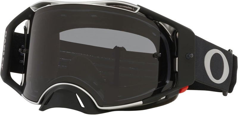 OAKLEY نظارات أوكلي إيربريك MX - كتل صلبة سوداء مع عدسة رمادية داكنة - Image 1