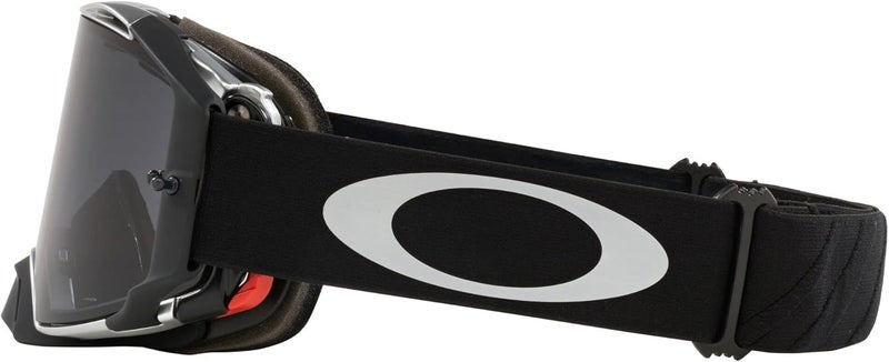 OAKLEY نظارات أوكلي إيربريك MX - كتل صلبة سوداء مع عدسة رمادية داكنة - Image 2
