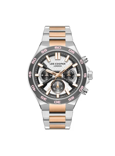 Lee Cooper Men's Metal Multi Function Watch LC08067.360 - 45 mm