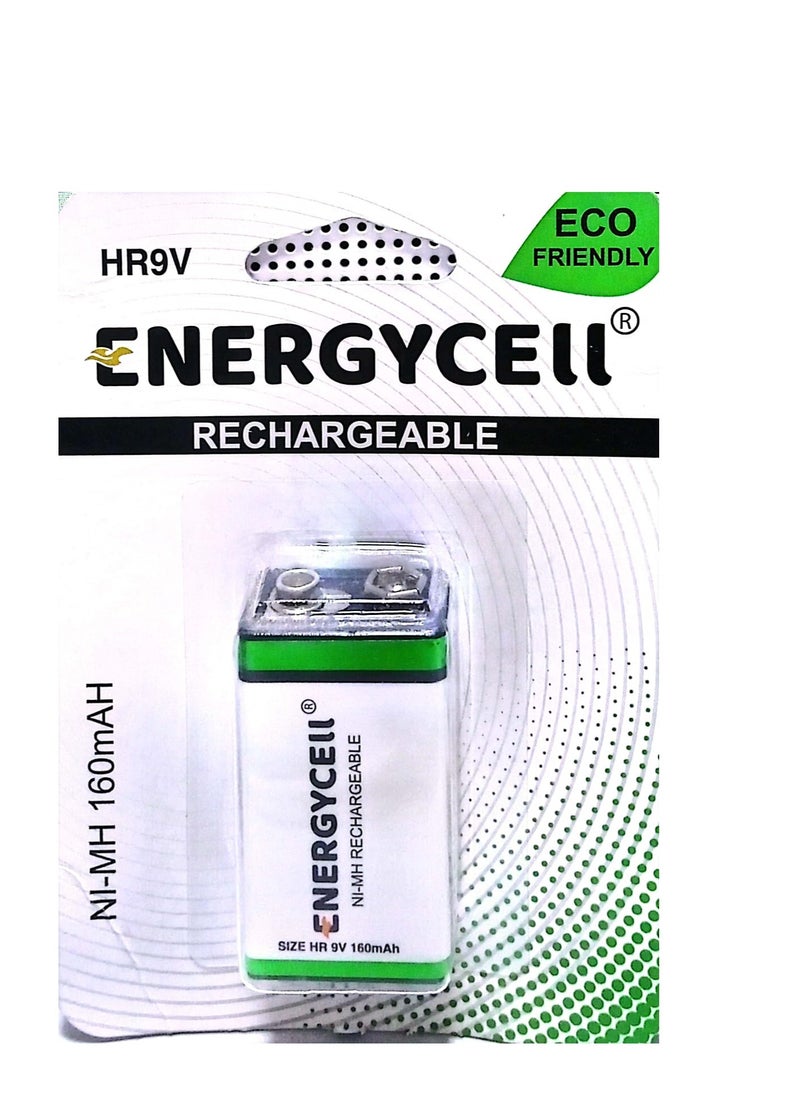 ENERGYCELL - Energycell HR9V 160mAH Rechargeable Battery Pack Of 2 - Image 1