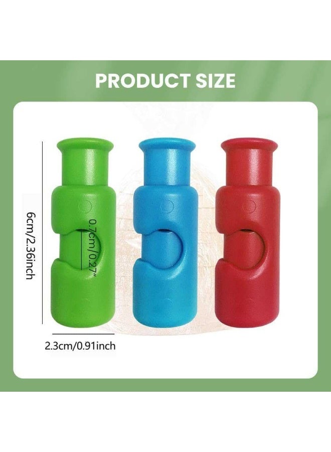 6-Piece Bread Bag Clip - Squeeze And Lock Food Bag Clip, Plastic Sealing Clip For Bread, Snacks, Potato Chips - Multiple Colors, Easy To Grip, Sealed And Sealed  - Image 2