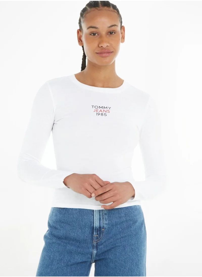 TOMMY JEANS Crew Neck Logo Printed T-Shirt
