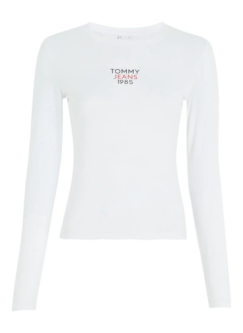 TOMMY JEANS Crew Neck Logo Printed T-Shirt