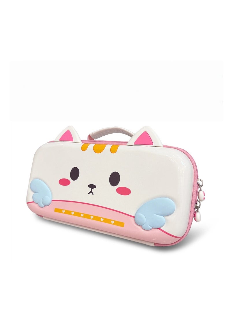 Nintendo Switch 2 Storage a cute cartoon rabbit-themed soft Case Hard-Shell Dustproof, Shockproof, and Waterproof Protective Case Console and Controller Accessories Compartmentalized Storage Box Por - Image 1