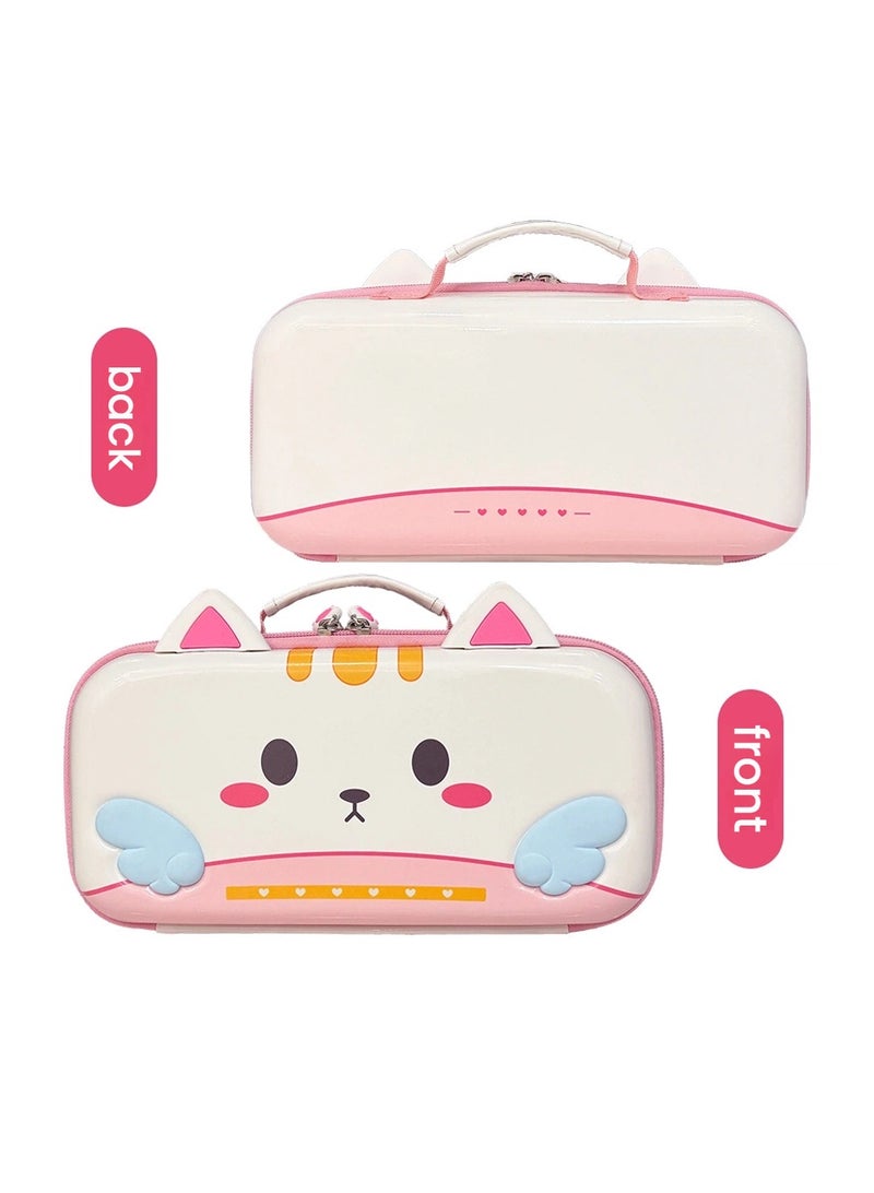 Nintendo Switch 2 Storage a cute cartoon rabbit-themed soft Case Hard-Shell Dustproof, Shockproof, and Waterproof Protective Case Console and Controller Accessories Compartmentalized Storage Box Por - Image 2