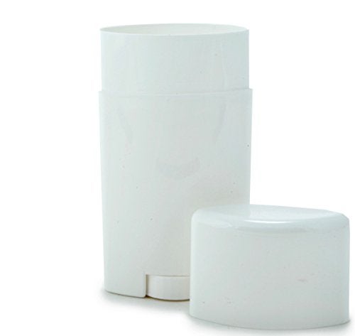 Vivaplex, 10, White, Empty, 2.5 oz Deodorant Containers with Caps - Image 5