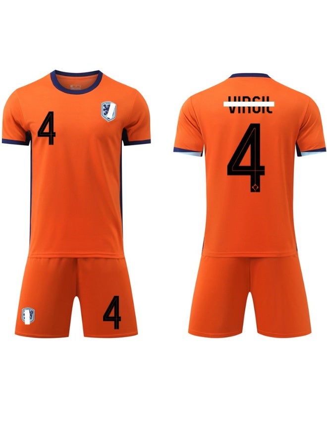 KUYING Brand New Quick Drying Breathable Children's And Adult Football Suit Set - Image 1
