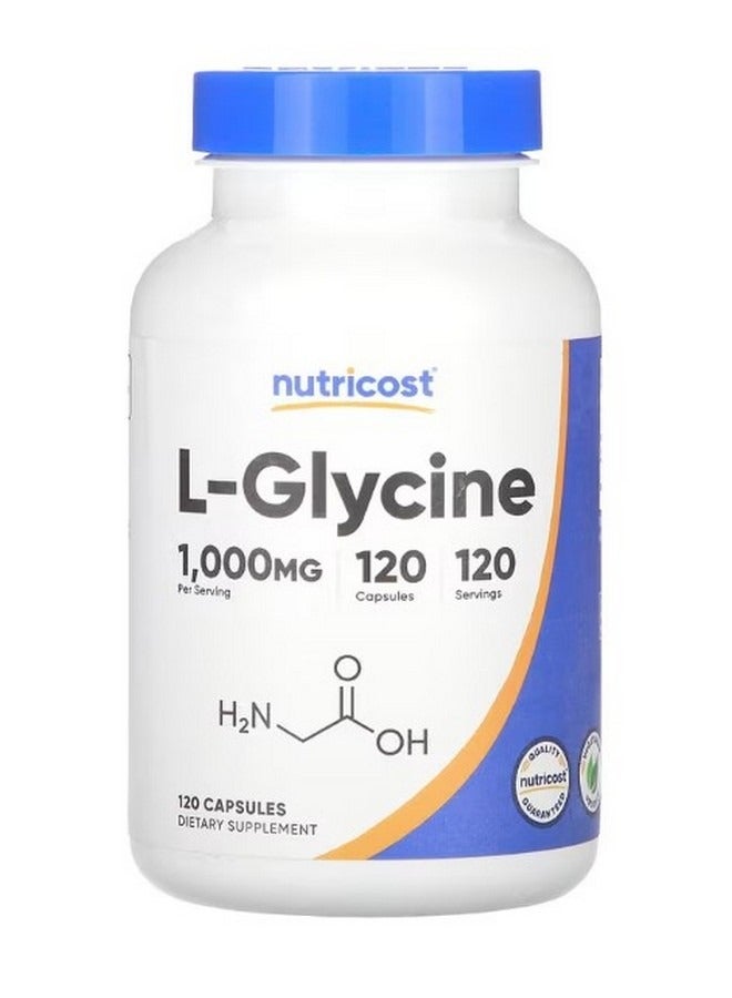 L Glycine 1000 Mg 120 Capsules - Image 1