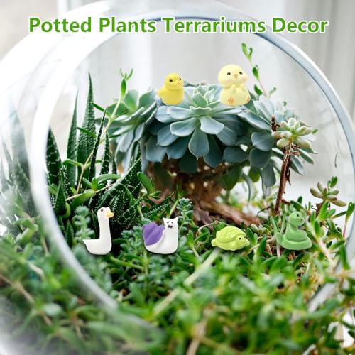 ZMRU 36 Types Forest Mini Resin Animals, Plastic Tiny Animals to Hide, Miniature Animals Figures for Fairy Garden, Dollhouse, Terrariums, Shadowboxes, Cake Topper Decor - Image 5