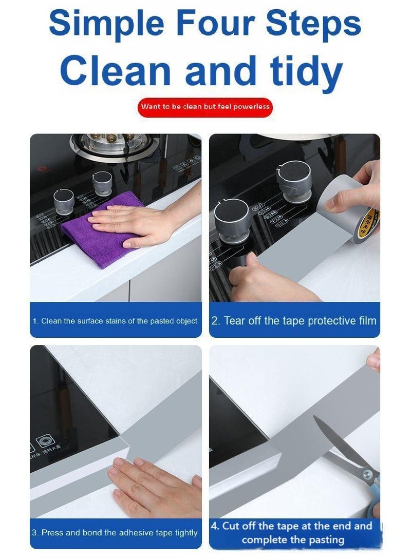 3pcs High temperature resistant and mold proof tape for kitchen stove, with a seam size of 5cm x 5m - Image 5