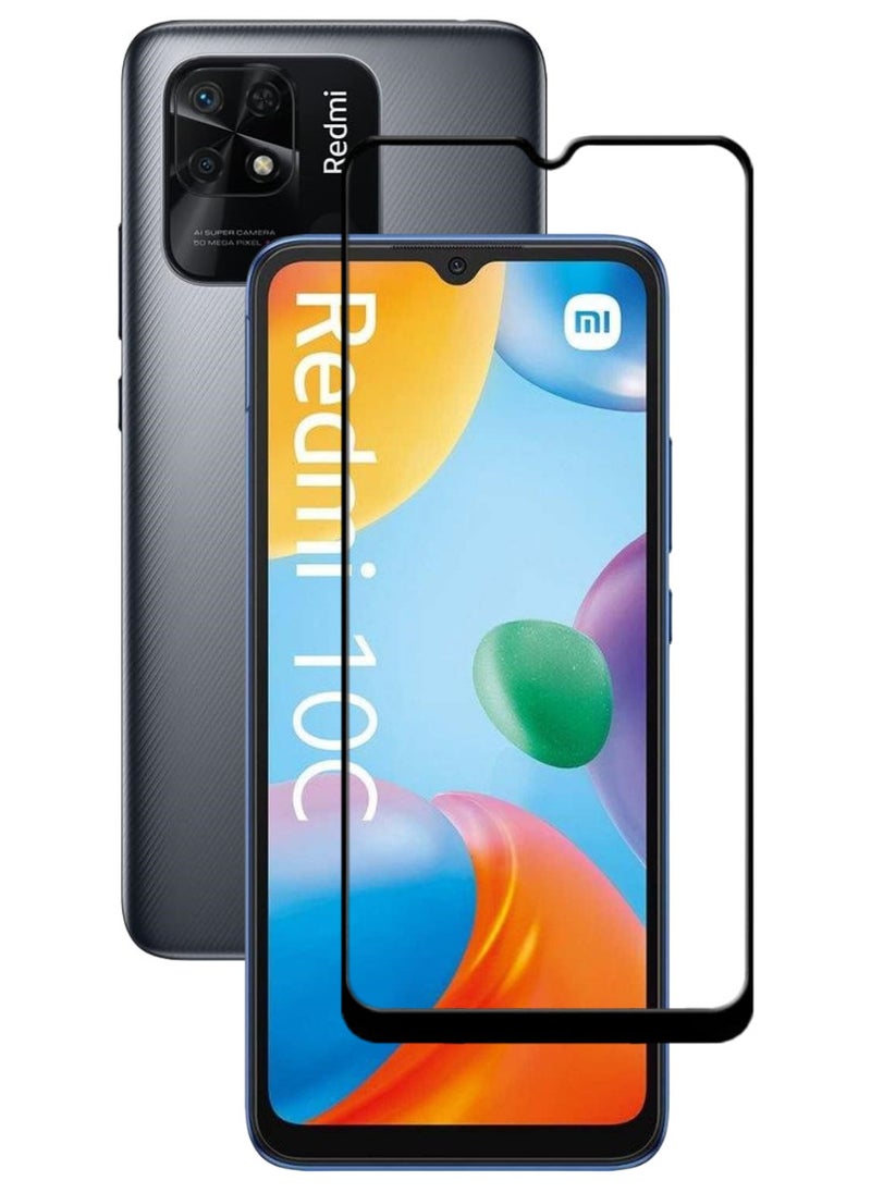 ACLIX Antistatic ESD Dustproof Premium Quality High Definition Tempered Glass Screen Protector Designed For Xiaomi Redmi 10C - Image 1