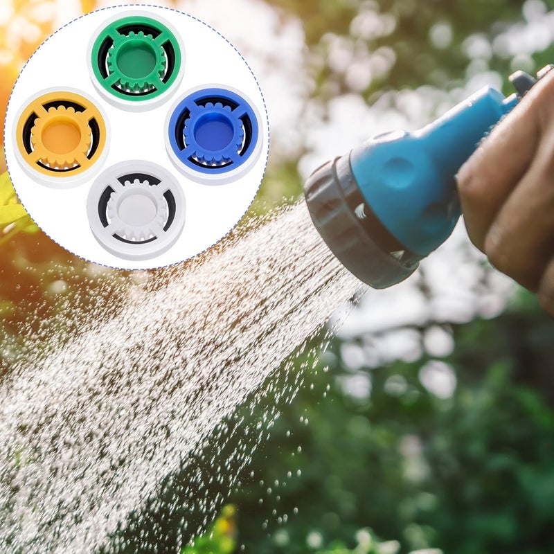 Baiqiya 4pcs Shower Flow Reducer Limiter, GPM 1.5/1.8/2.0/2.5, Shower Head Water Saver Adapter Set, Water Flow Restrictor for Bathroom Toilet Kitchen- 4 Colors - Image 5