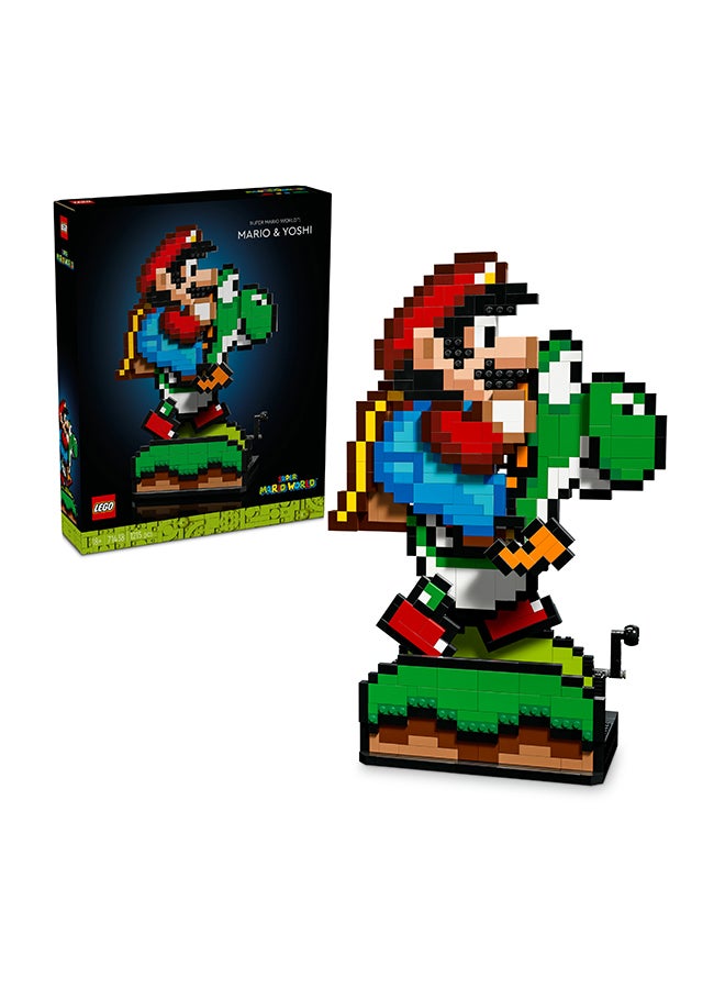 LEGO Super Mario World™: Mario & Yoshi, Lego Building Kit, Nostalgic Super Mario Gift For Adult Fans (1,215 Pieces) - Image 1