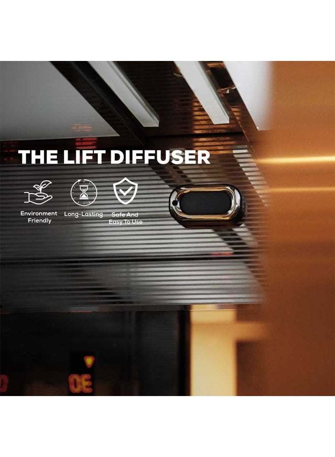 Dr Scent Breeze of Joy Wall-Mounted Lift Diffuser No Spray, Smart Polymer Technology Ideal for Elevators, Small Corridors,& Wardrobes - Image 3