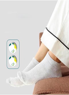 fashionhome 20 Pairs of Portable Compression Disposable Skin Friendly Low Cut Unisex Ankle Socks  - Image 1
