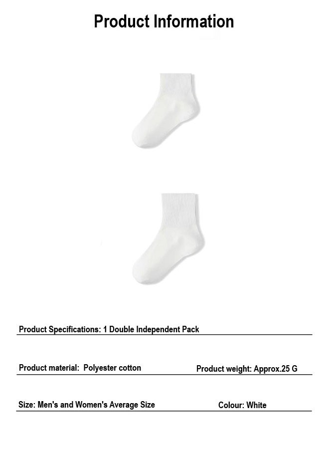 fashionhome - 20 Pairs of Portable Compression Disposable Skin Friendly Low Cut Unisex Ankle Socks - Image 1