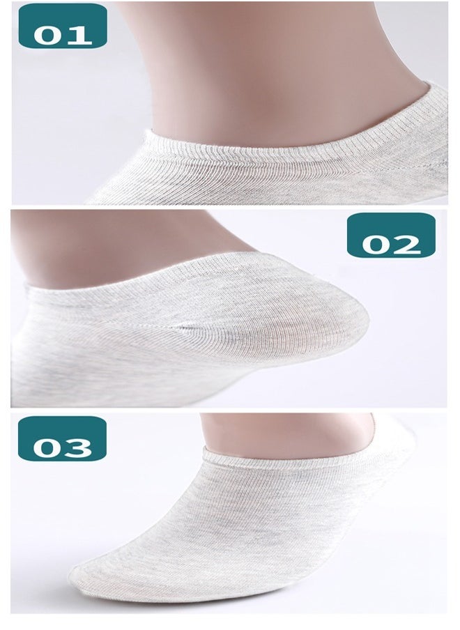 fashionhome - 20 Pairs of Portable Compression Disposable Skin Friendly Low Cut Unisex Ankle Socks - Image 1
