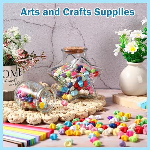 Jubobu Origami Stars Paper 1030 Sheets - 27 Color Assortment - Double Sided Solid Color Lucky Stars for DIY Crafts & Decor - Image 4