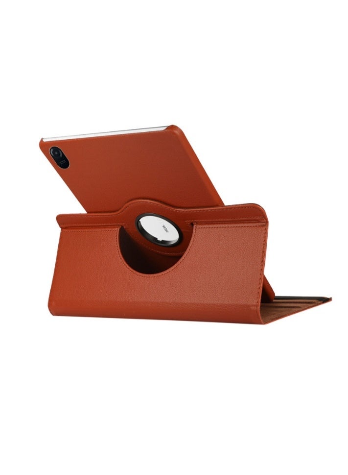 for Honor Pad 9 12.1 Inch Case Cover, Multi-Angle Stand + 360 Rotating Bracket + Shockproof Leather Slim Protective Cover，brown - Image 5