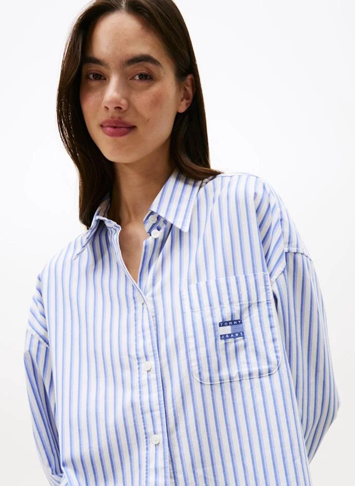 TOMMY JEANS Striped Long Sleeve Shirt