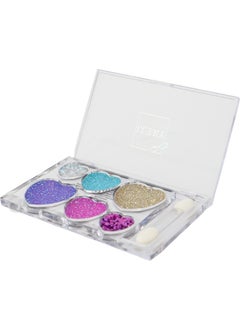 6 Color Heart Shaped Glitter Eyeshadow Palette and Brush - pzsku/Z7676EAB0E67B5EA2E95DZ/45/_/1725791962/f43a8dac-f89e-474a-aa56-7334e0cffdb4